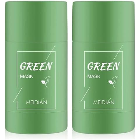2 Pack Green Tea Cleansing Mask Stick, Blackhead Remover with Green Tea Extract, Deep Pore Cleansing, Clay Mask For Face Moisturizing, Purifying, Reduce Blackheads for All Skin Types of Men and Women Cover
