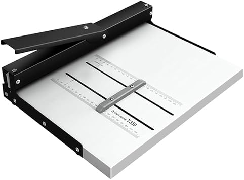 Paper Folding Machine, Commercial Grade Manual Creasing Machine, Binding Width 351mm, for Office Use, Precise Scoring