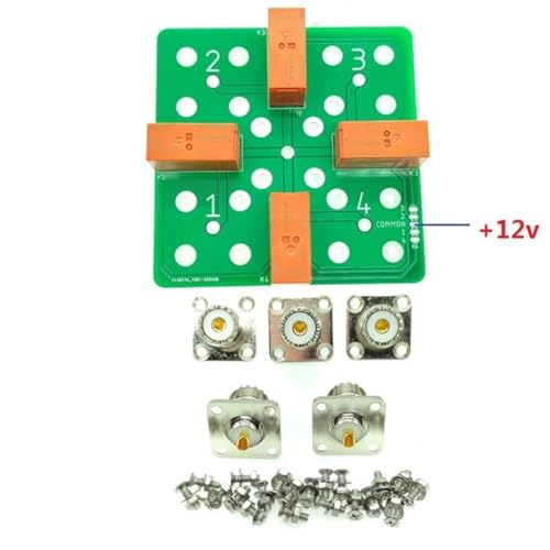Interruptor de antena remota coaxial de 4 puertos para evitar cables 8