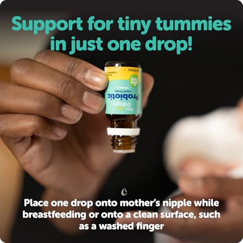 Ddrops Baby Probiotic with Vitamin D, 60 Drops - Colic Symptom Relief for Newborns and Infants - Easy-to-Use, Just One Drop Daily, No Sugar, Non-GMO, Allergy-friendy β image 4