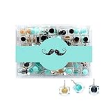 Novelty Thumb Tacks Decorative Push Pin for Cork Board Memo Board Photo Wall or Map Creative-Gift, 8