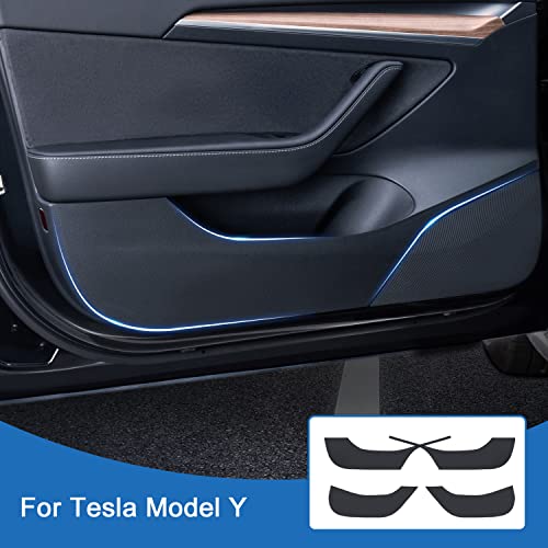 Almohadilla anti patada de la puerta del coche Fit para Tesla Cover