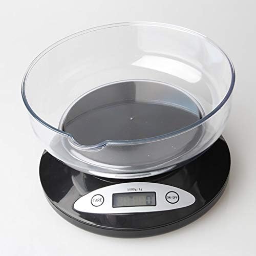 Digital Scale LCD Balance Kitchen Scale Electronic Weighing Scales Parcel Food Weights Balance for Kitchen with Bowl Accurate Measurement Scales