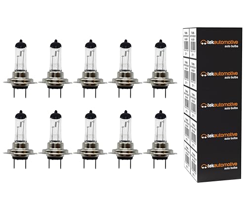 Tek Automotive H7 24V 70W 474 PX26d Truck Headlight Bulbs (499A) – E-Marked Lorry Halogen, Pack of 10