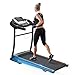 Merax Electric Folding Treadmill – Easy Assembly Fitness Motorized Running Jogging Machine with Speakers for Home Use, 12 Preset Programs (Black)
