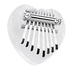 BIENKA Mini Kalimba Pouce Piano 8 Touches Doigt Piano Acrylique en Forme De Coeur Pouce Piano Petit Instrument De… - Les Beatles, Paul McCartney, John Lennon, RIngo Starr, George Harrison