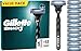 Price comparison product image Gillette Mach3 Razor for Men with Lubricated Strips + 12 Refill Blades