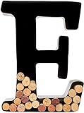 Wine Cork Holder - Metal Monogram Letter E, Black, Large | Wine Lover Gifts, Housewarming, Engagement & Bridal Shower Gifts | Personalized Wall Art | Home Décor Wine Cork Holder - Metal Monogram Letter E, Black, Large | Wine Lover Gifts, Housewarming, Engagement & Bridal Shower Gifts | Personalized Wall Art | Home Décor