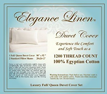 Elegance Linen Wrinkle-Free- 1500 Thread Count Twin/Twin XL Size Egyptian Quality 2pcs DUVET COVER SET, Solid, Chocolate Brown