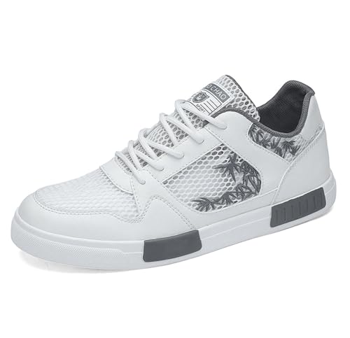 Image of Men's Fashion High Top Chinese Style Skate Sneakers Stylish Comfortable Skateboarding Road Running Walking Shoes