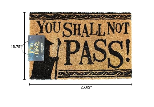 Pyramid Gandalf You Shall Not Pass Doormat Entrance Mat
