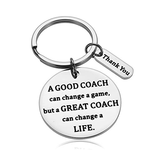Coach Thank You Gifts Keychain for Men Women Football Soccer Basketball Baseball Swimming