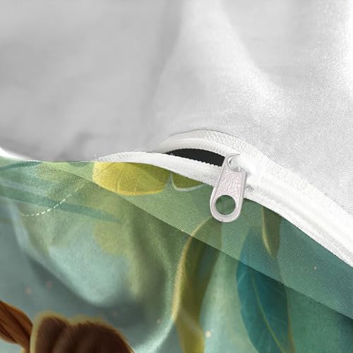 Housse de couette singe 3D en microfibre résistante supérieure - 8