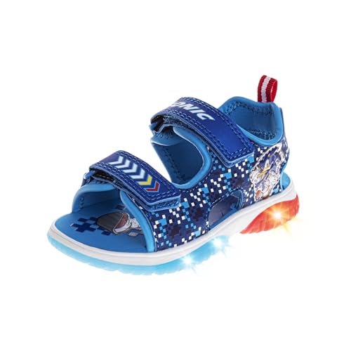 Josmo Boy's Sonic The Hedgehog Lighted Sandal (Toddler/Little Kid)