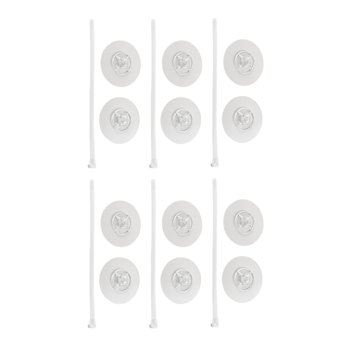 Anclajes de nylon y plástico ajustables para seguridad de gabinetes 8