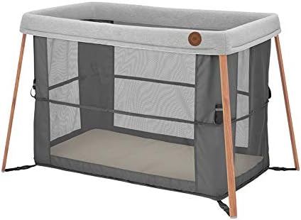 Bebe Confort Iris Lit Bebe De Voyage Compact 2 En 1 2 Niveaux Pour Bebes Et Petits De La Naissance A 3 Ans Environ Essential Graphite Thepressfree
