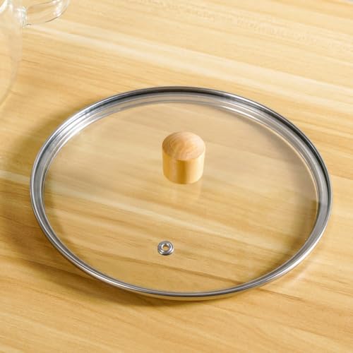 Image of Nestasia Glass Cooking Pot with Lid on Gas Stove (2.5L) - Transparent Glass Casserole with Steam Vent for Cooking | Microwave & Dishwasher Safe, Lightweight & Durable Glass Cookware
