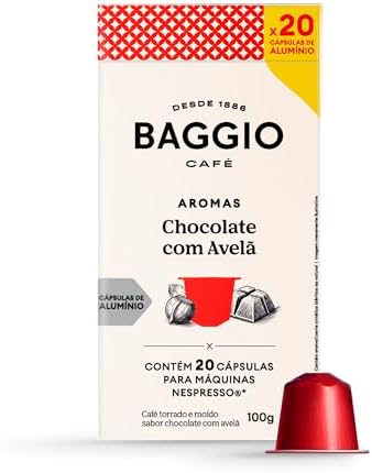 Cápsulas de Café Baggio Café Aroma Chocolate com Avelã, compatíve...