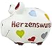 Produktbild KCG Keramik Sparschwein HERZENSWUNSCH ca. 12.5 cm x9 cm