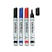 Produktbild Herlitz 8665994 Permanentmarker, wasserfest, 1 bis 4 mm, farbig sortiert Colli Marker 5 Stück