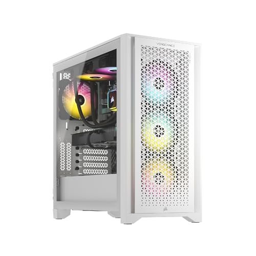 Image of Corsair Vengeance i7500 Series Gaming PC - Liquid Cooled Intel Core i9 14900KF CPU - NVIDIA GeForce RTX 4090 GPU - 64GB Vengeance RGB DDR5 Memory - 2TB M.2 SSD - White
