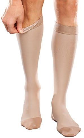Ease Opaque Silicone Support Band Knee Highs –