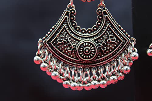 Artificial Silver Jhumkas for Traditional Earring Jewelry