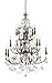 Crystorama 5117-EB-CL-SAQ Crystal Accents 18 Light Chandeliers from Regis collection in Bronze/Darkfinish,