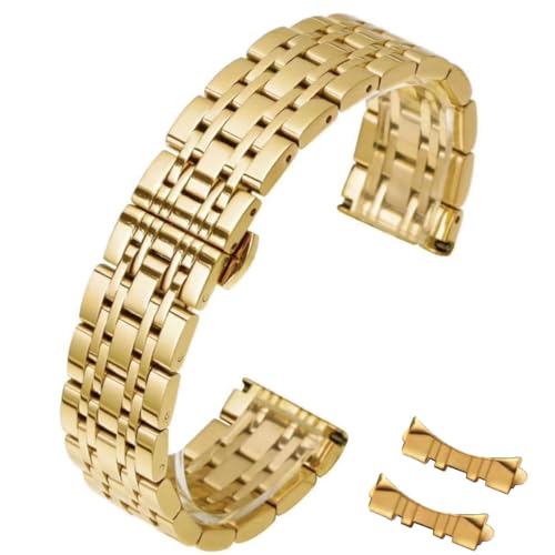 Bracelet de montre en acier inoxydable 18mm 20mm 22mm embout droit incurvé