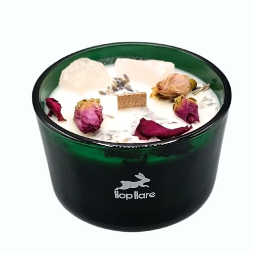 Ancient Wisdom Vela Mágica con Flores y Gemas Hop Hare - Vela