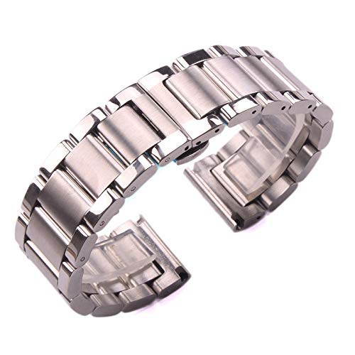 Bracelet montre acier inoxydable pour un usage quotidien chic 24mm