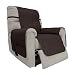 Easy-Going Sofa Slipcover Recliner Cover Waterproof Couch Cover Furniture Protector Sofa Cover Pets Covers Whole Fabric No Stitching Non-Slip Fabric Pets Kids Children Dog Cat (Recliner, Chocolate)