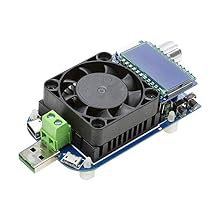 UCTRONICS جهاز اختبار تحميل USB الإلكتروني ، وحدة مقاوم التفريغ القابلة للتعديل 35 واط ، اختبار وتشغيل QC2.0 QC3.0 AFC 9V FCP ، التحكم الذكي في درجة الحرارة مع مروحة التبريد