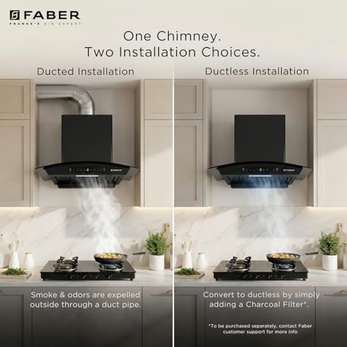 Faber Coral 60cm BLDC T-Shape Chimney
