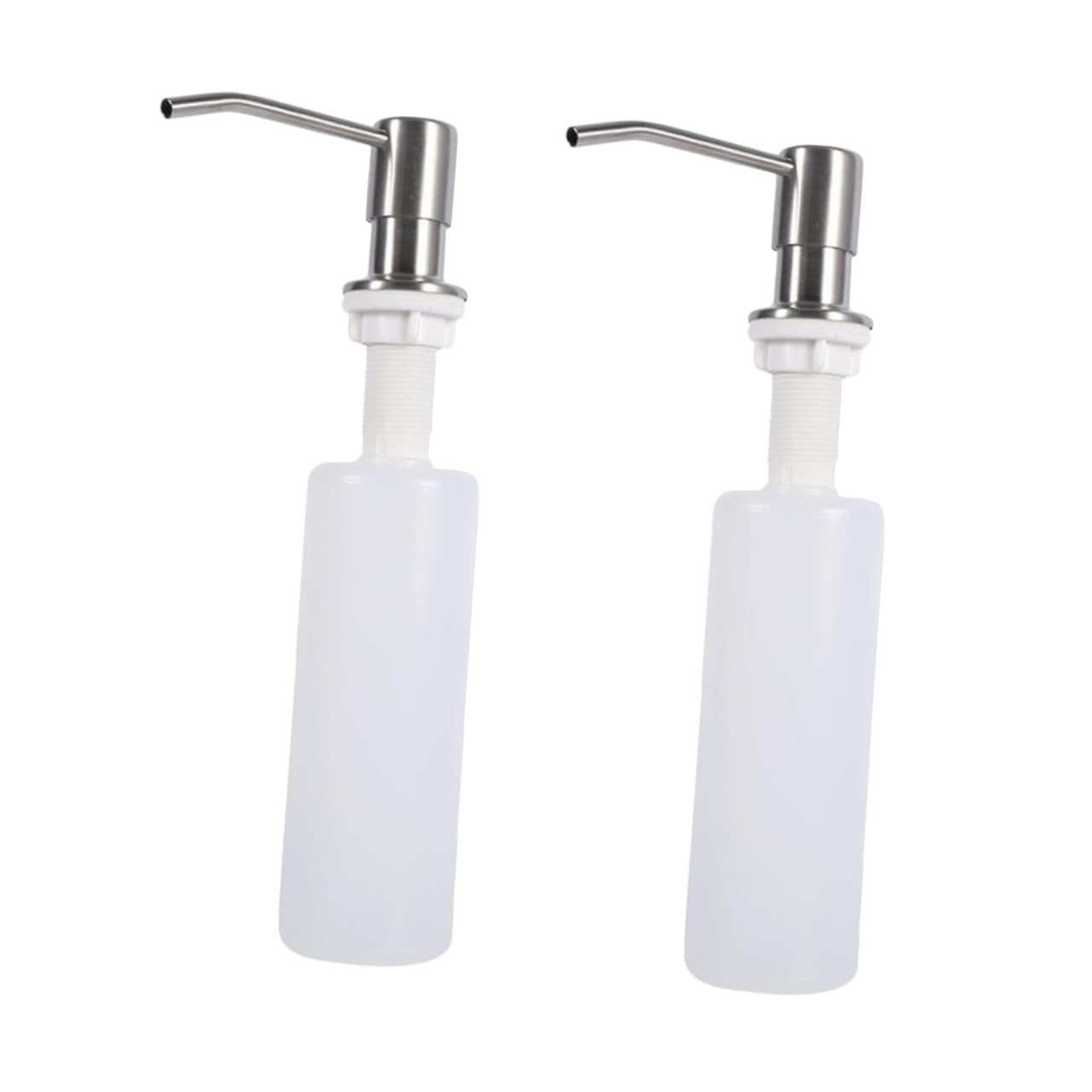 UKCOCO 2 Unidades Dispensador de Jabón Bomba Dispensadora de Cocina Capacidad de 300 Ml Fácil Instalación y Rellenado Repetido para Uso Diario en Cocina y Cuarto de Baño
