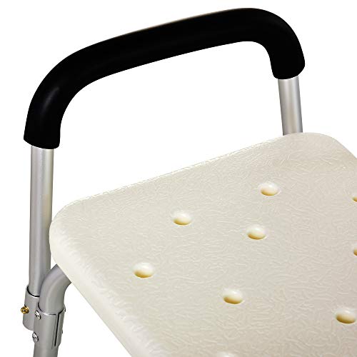 Homcom Shower Chair, Mobility Medical Grade Bath Chair, Adjustable Shower Bench With Removable Armrests For Seniors, Handicap, Disabled #TOP7