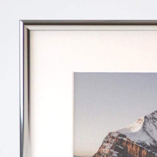 Frame It Easy 10 x 20 Gloss Silver Metal Frame (Hanover)