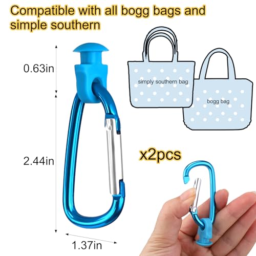 Image of Mity rain Key Holder for Bogg Bag, Accessories for Bogg Bags Original X Large, Insert Charm Carabiner Keychain for Beach Bag