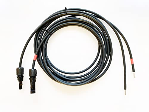 Solarkabel 4/6 mm² mm2 mit Stecker MC4 PV-Kabel PV Photovoltaik Leitung Kabel 1-3 - 5-10 - 20-30 Meter m Verbindungskabel Laderegler Solarmodul qmm, Größen Name: 1 Meter - 6mm² Cover