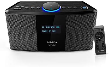 ACOOSTA UNO - 2000 watt PMPO, Preloaded 14000 Songs in 200 playlists by Sony DADC, Wireless Bluetooth Speaker with Loud Bass,Karaoke,PA System,FM Radio,Voice Recording,Upto 5hrs Playtime (Space Gray)