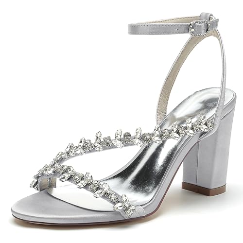 Sandales à talons épais FGRID avec bride cheville pour un maintien parfait en pointure 39