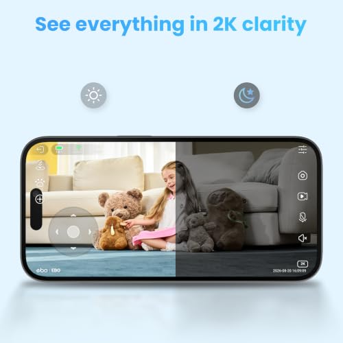 Enabot EBO SE 2 Mobile Pet Camera: 2K Home Robot Companion (Blue Eyes) - Image 5