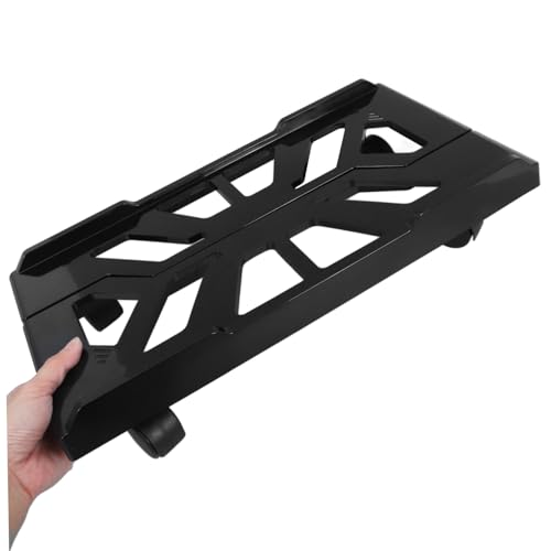 Soporte para CPU con ruedas HOMSFOU, diseño elegante para uso bajo escritorio miniatura 3
