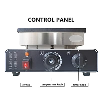 Elektrisches Waffeleisen 850W Runde Kugel WaffleBalls Maschine 4cm Waffeleisen Maschinen Kochgeräte für profis und heimwerker – Bild 6
