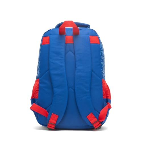 Ruz - Mochila escolar grande Sonic com costas acolchoadas e alças ajustáveis, azul, A28251, Azul, La