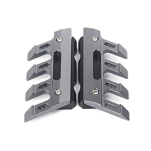 Curseurs de garde-boue avant pour moto Yamaha MT07 MT03 couleur titanium