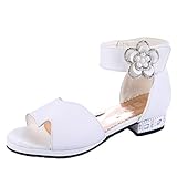  OHmais Kinder M?dchen flach Freizeit Sandalen Sandaletten Kleinkinder M?dchen Halbschuhe Sandalette Ballerinas