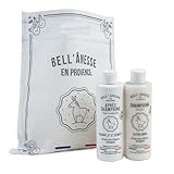Label Provence - French Shampoo and Conditioner Set with Gift Bag - Enriched with Organic Donkey Milk and Essential Oils - Cleansing and Nourishing - Gentle Hair Care - 250ml Bottles
