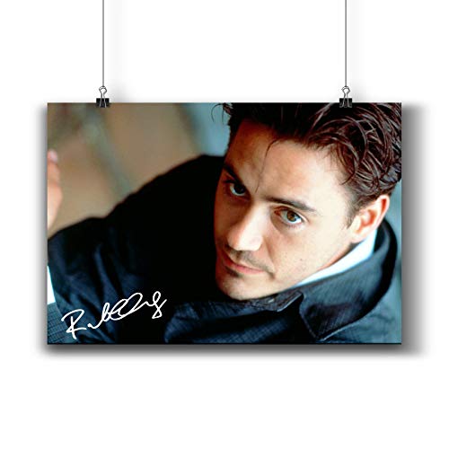 Robert Downey Jr Actor Movie Photo Poster Prints 191-025 Reprint Signed,Wall Art Decor for Dorm Bedroom Living Room (A3|11x17inch|29x42cm)