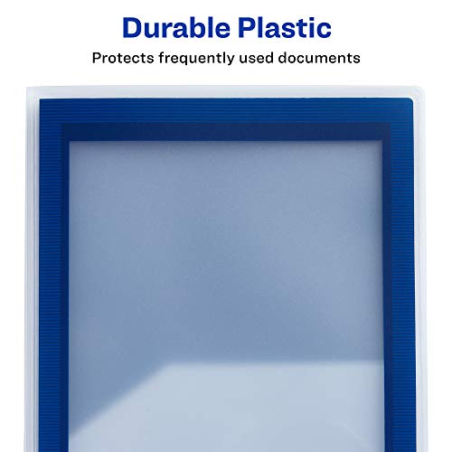 Avery Flexi-View Six-Pocket Organizer, Navy Blue, 1 Organizer (47696) #TOP4